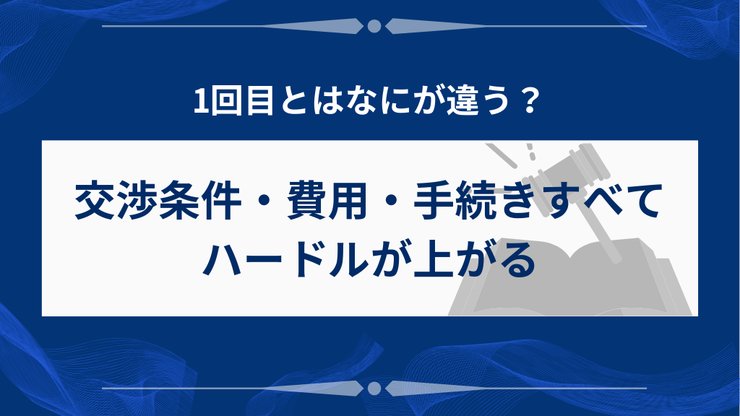 任意整理2回目と1回目の違い