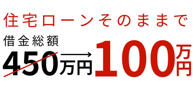 住宅ローンを守りつつ、借金450万円を100万円に減額！【ありあけ法律事務所】