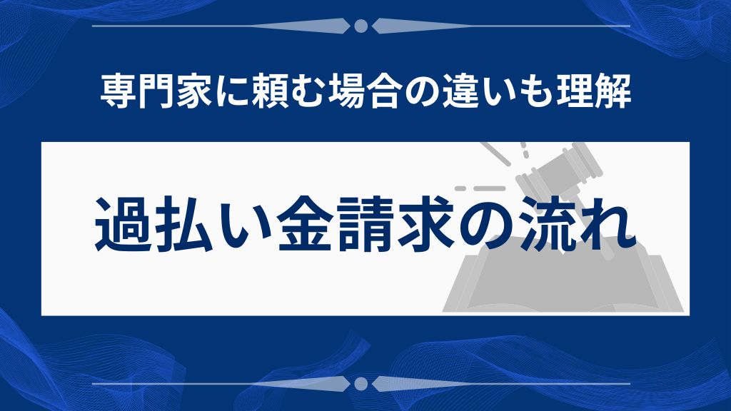 過払い金請求の手続きの流れ