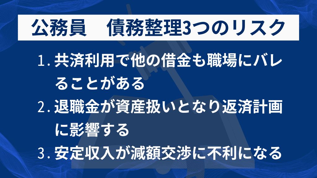 公務員の借金問題はバレずに解決できる！安全な債務整理の対処法
